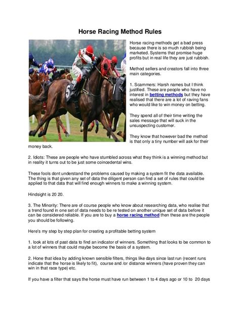 horse racing rules for jockeys|Racing Explained .